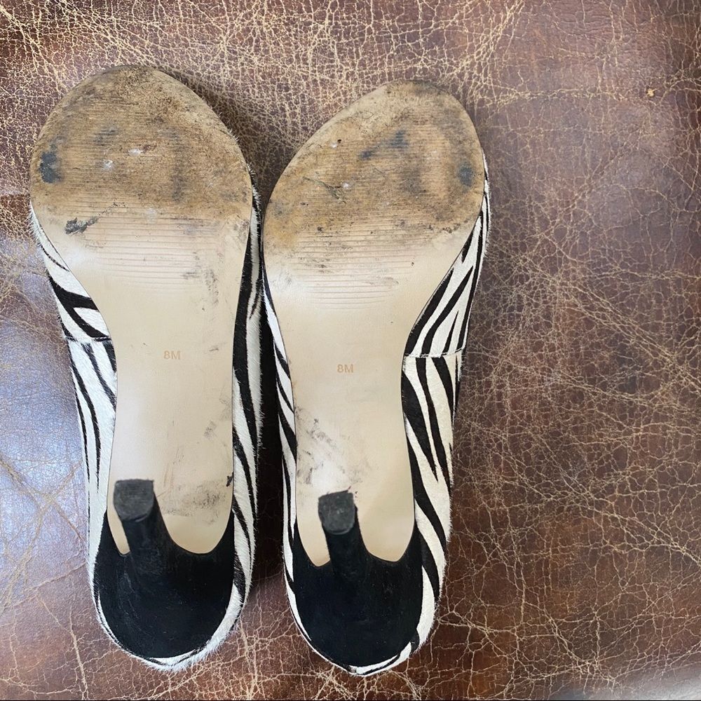 Guess By Marciano Gwmalloryann zebra hairy pumps 8 - Picture 6 of 7